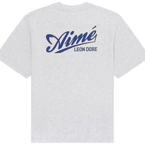 Aimé Leon Dore Cycling Logo Tee 'Silver Mix' S